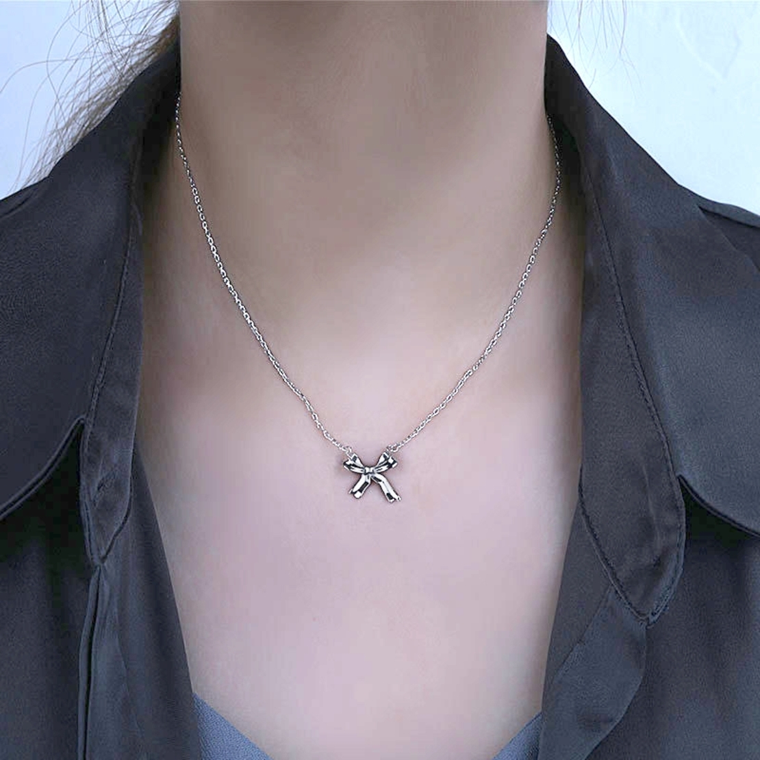 Сребърно колие Панделка | колекция Delicate Silver