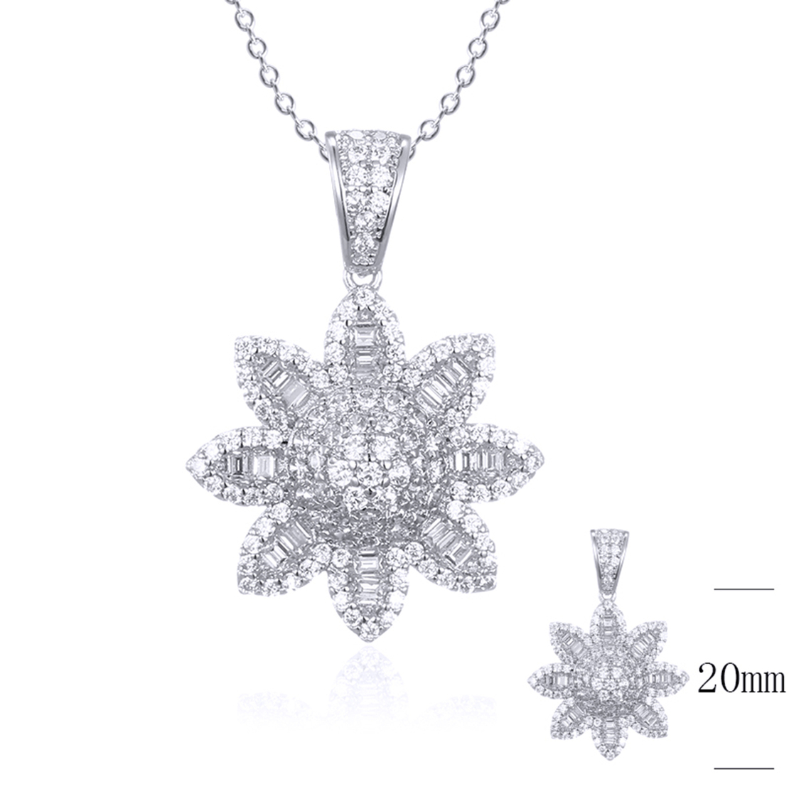 Сребърен комплект Цветя | Колекция Silver Premium