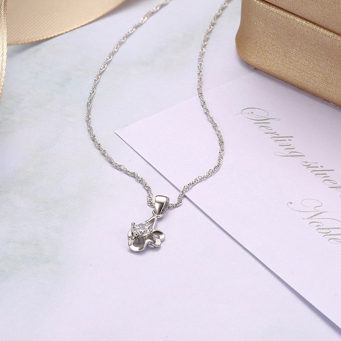 Сребърно колие Swarovski Crystals | колекция Delicate Silver |  2700000027233