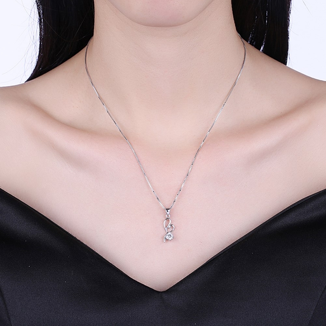 Сребърно колие Swarovski Crystals 2700000027196 | колекция Delicate Silver