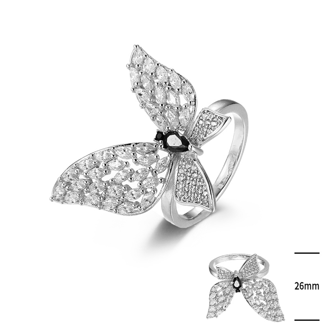 Сребърен пръстен SJ40688R | Колекция Silver Premium