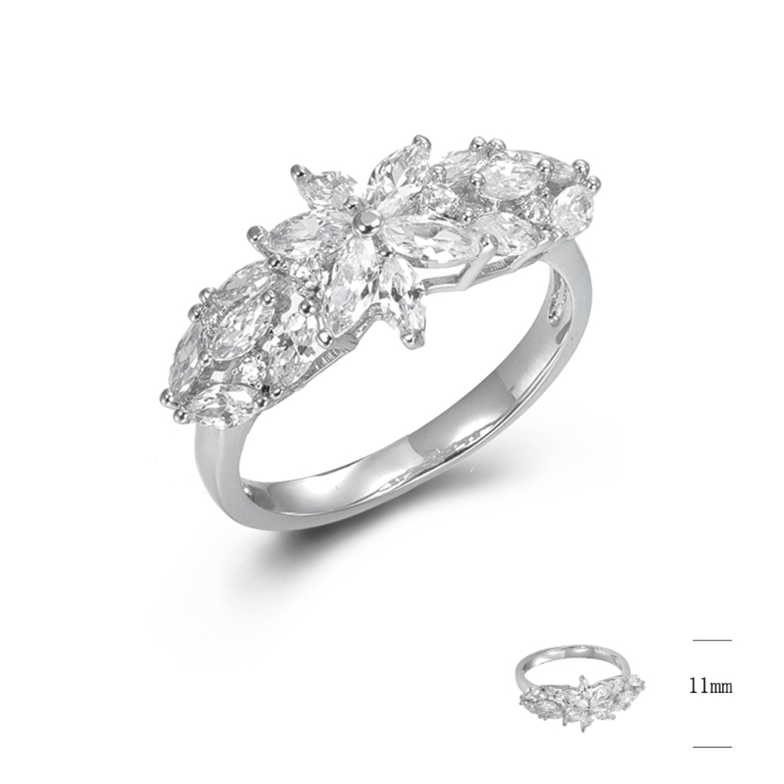 Сребърен пръстен SJ44862R | Колекция Silver Premium