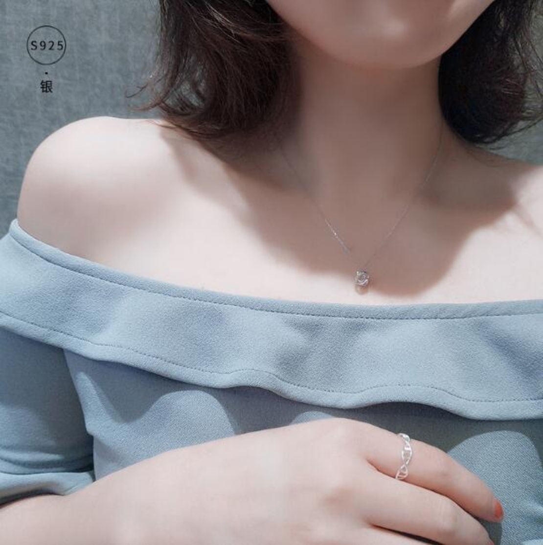 Сребърно колие Swarovski Crystals 2700000027752 | колекция Delicate Silver