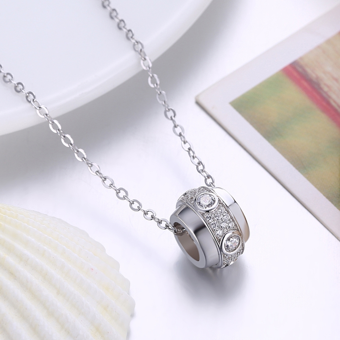 Сребърно колие Swarovski Crystals 2700000027691 | колекция Delicate Silver
