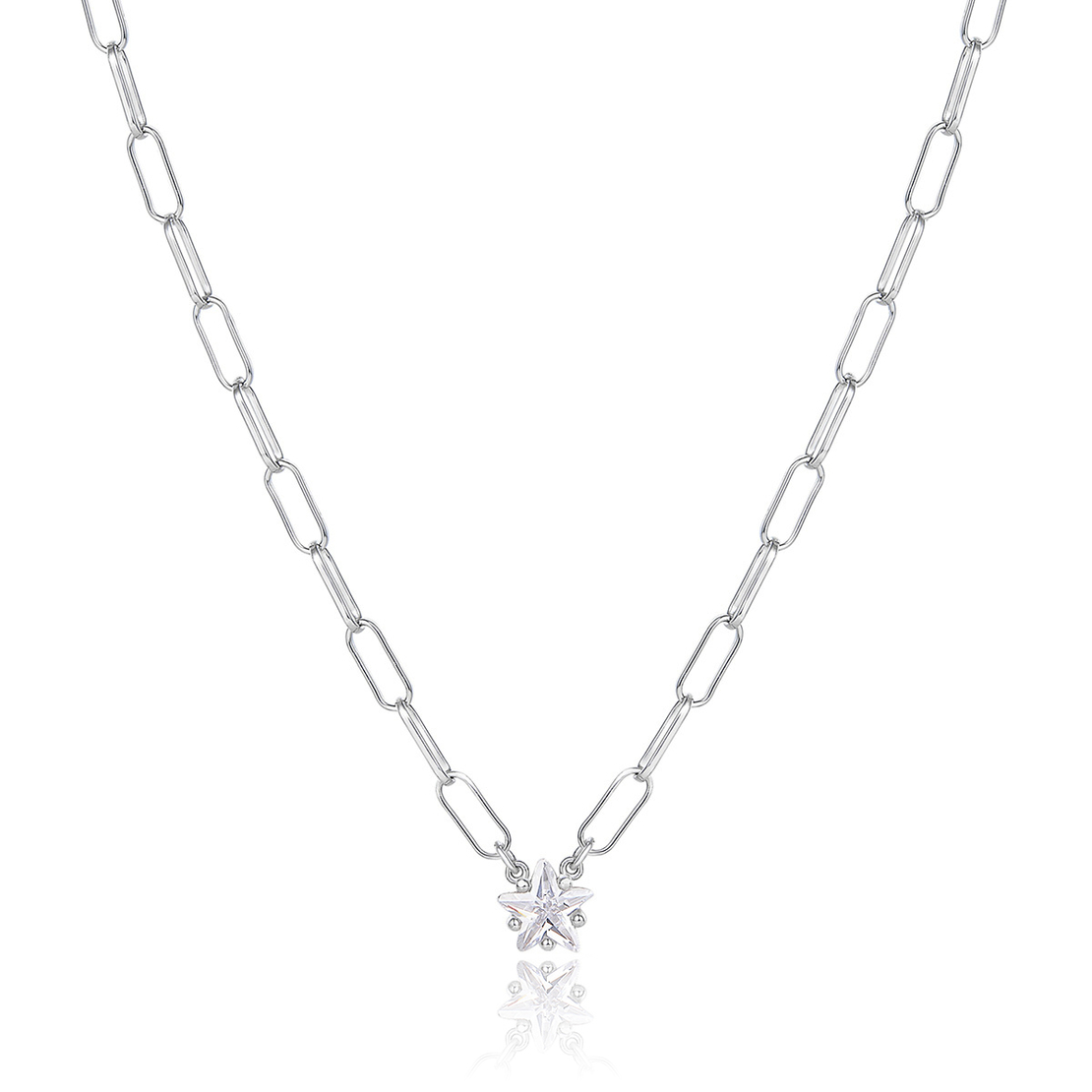 Нежно сребърно колие звезда | колекция Delicate Silver
