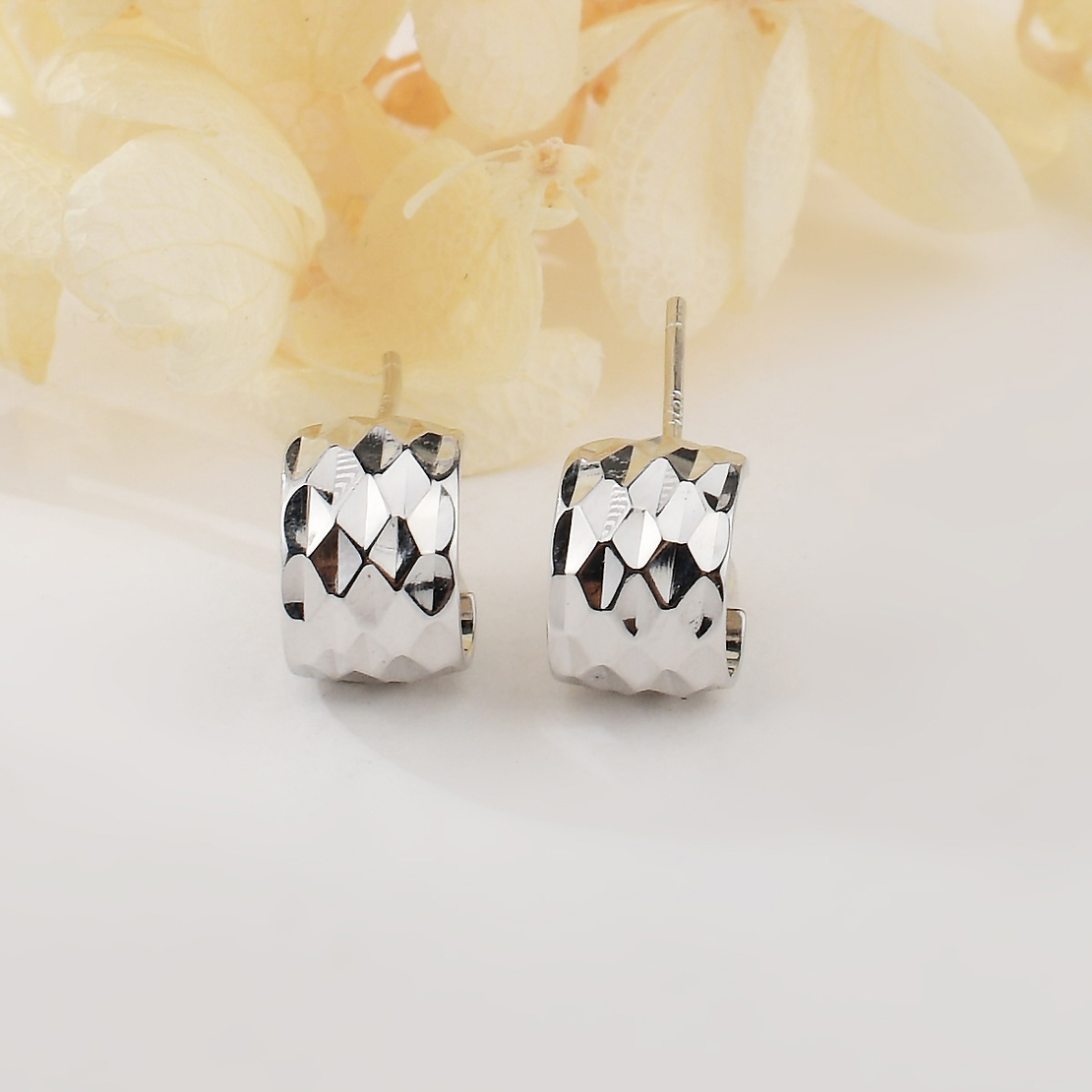 Ежедневни сребърни обеци 2700000065174 | колекция Delicate Silver