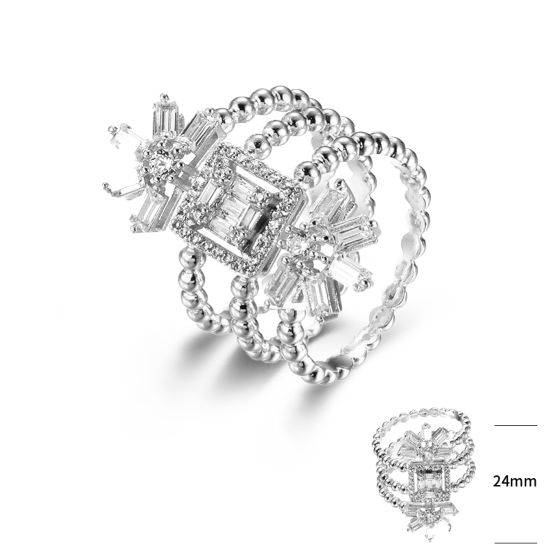 Сребърен пръстен SJ40682R | Колекция Silver Premium