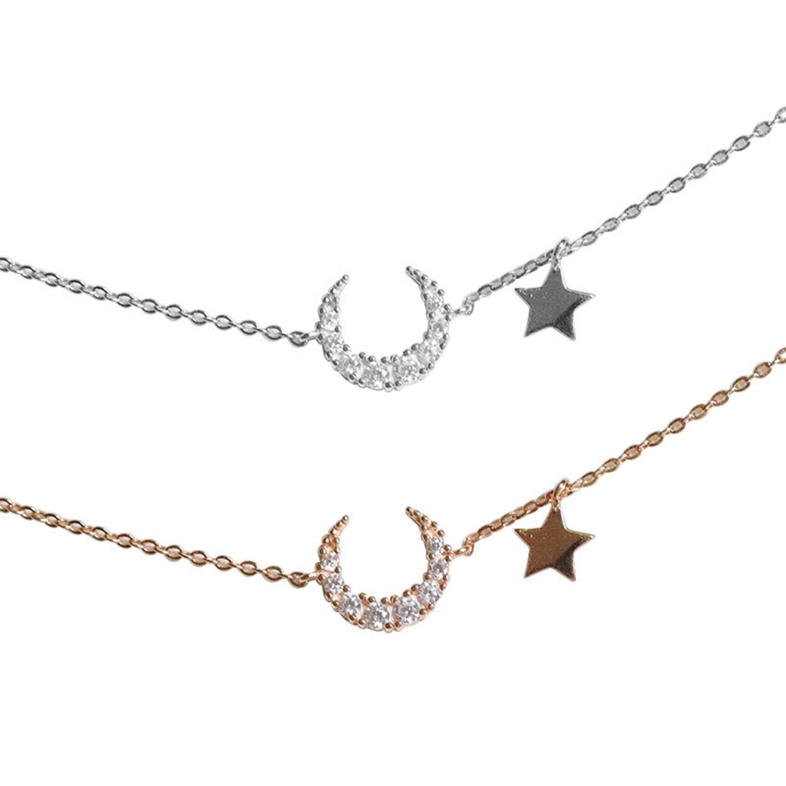 Сребърно колие с кристали Swarovski 2700000027905 | колекция Delicate Silver