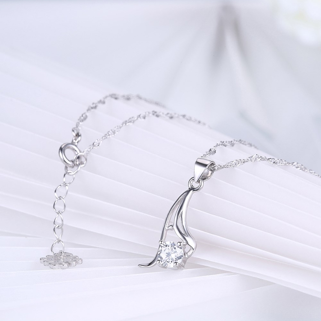 Сребърно колие Swarovski Crystals | колекция Delicate Silver | 2700000027226