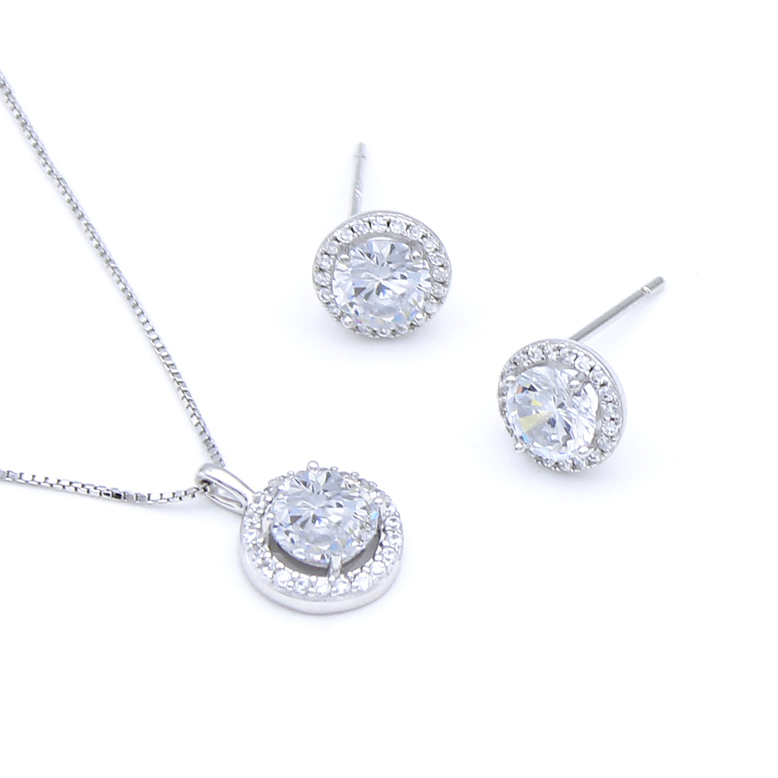 Нежен сребърен комплект 2700000069509 | колекция Delicate Silver