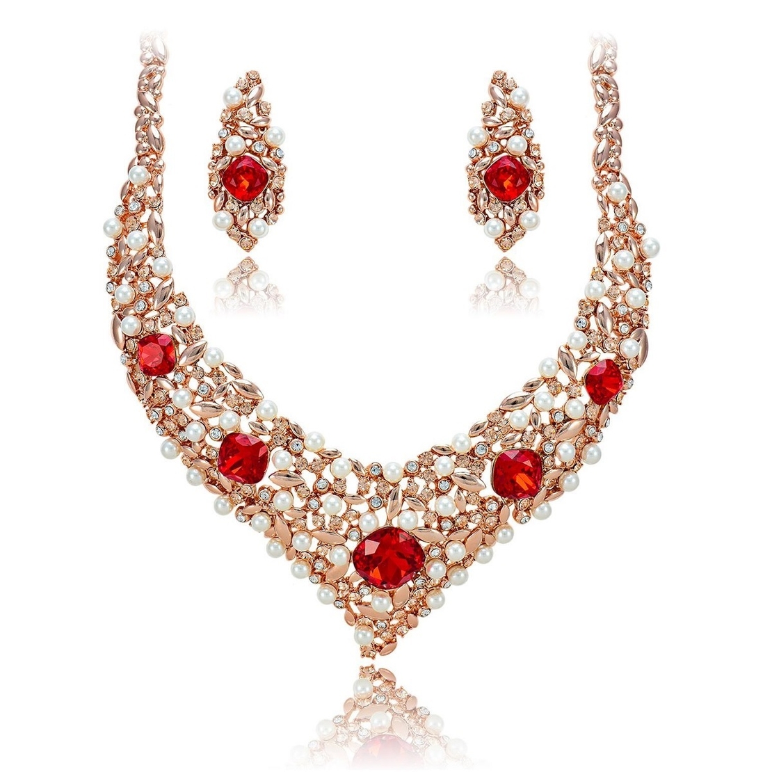 Комплект розово позлатяване кристали Swarovski 2600000007313 | Колекция Rose Gold