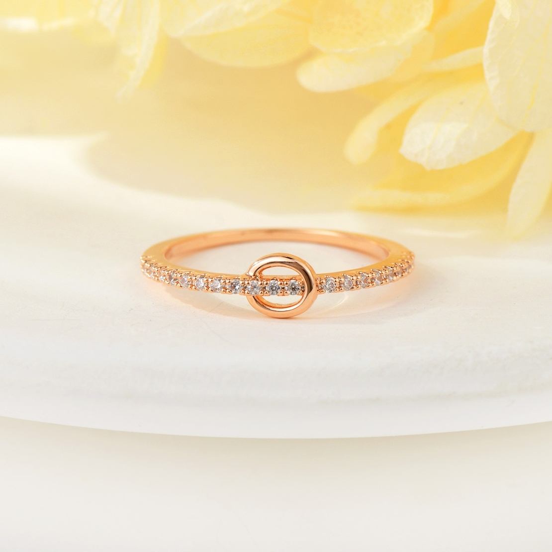 ROSE GOLD PLATED RING