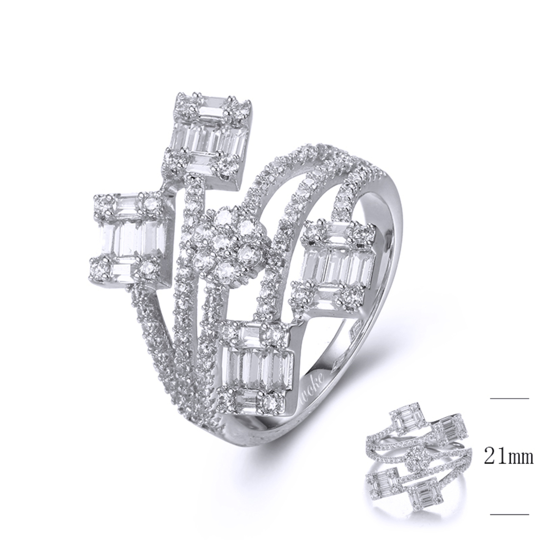 Сребърен пръстен SJ34748R | Колекция Silver Premium