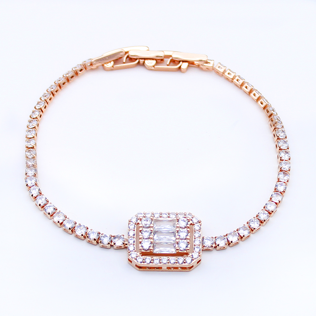 Гривна розово позлатяване 2200000018113 | Колекция Rose Gold