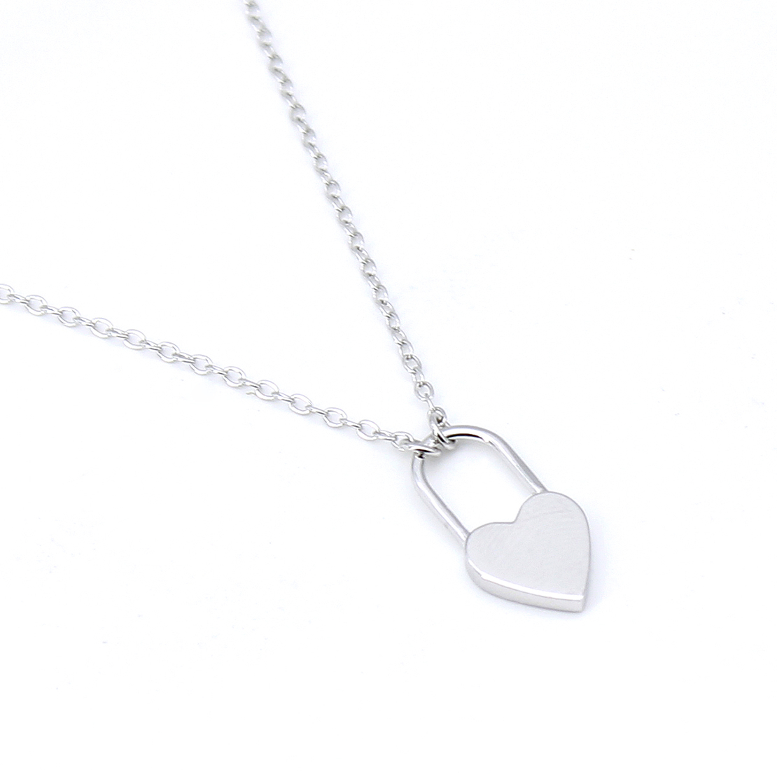 Нежно сребърно колие катинар | колекция Delicate Silver