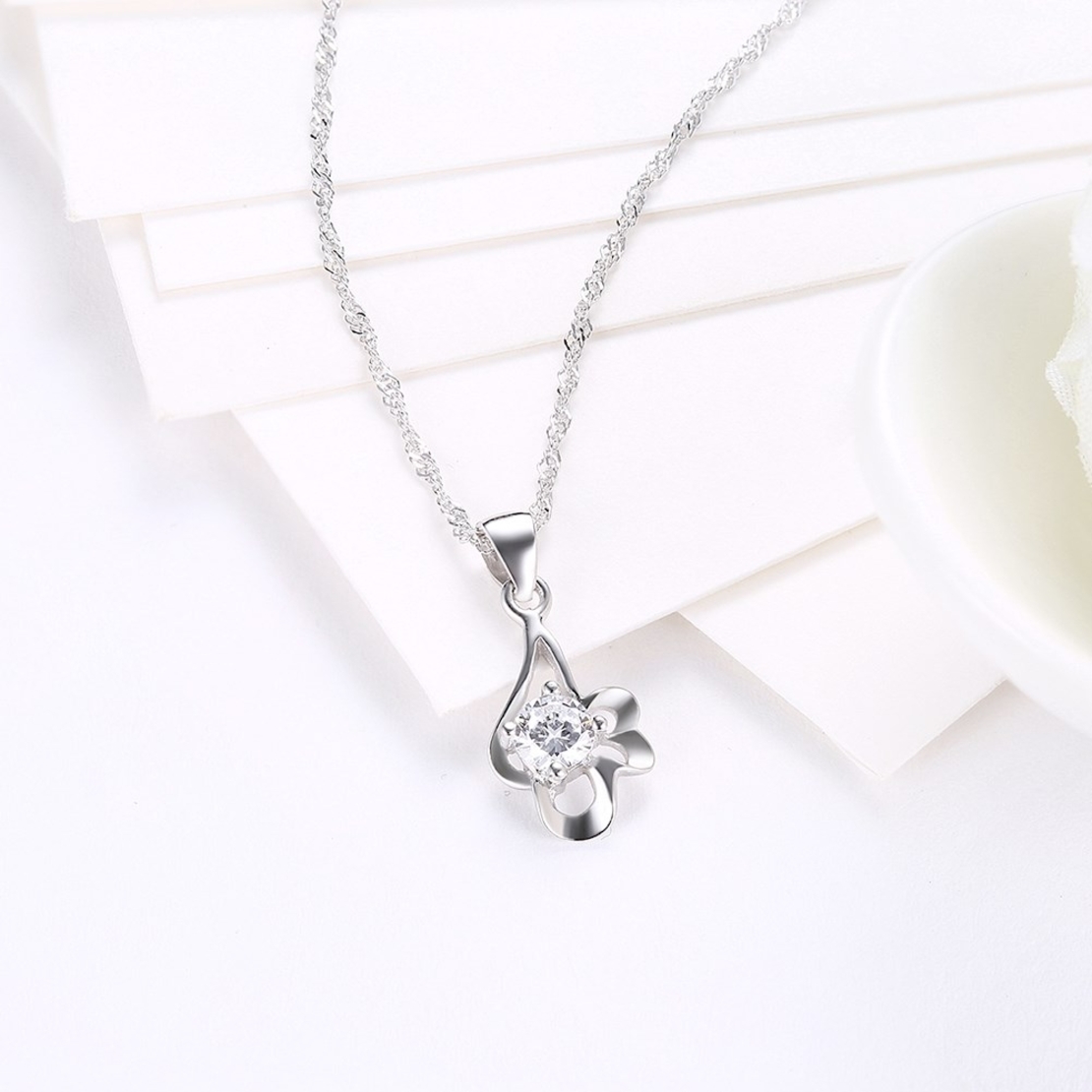 Сребърно колие Swarovski Crystals | колекция Delicate Silver |  2700000027233