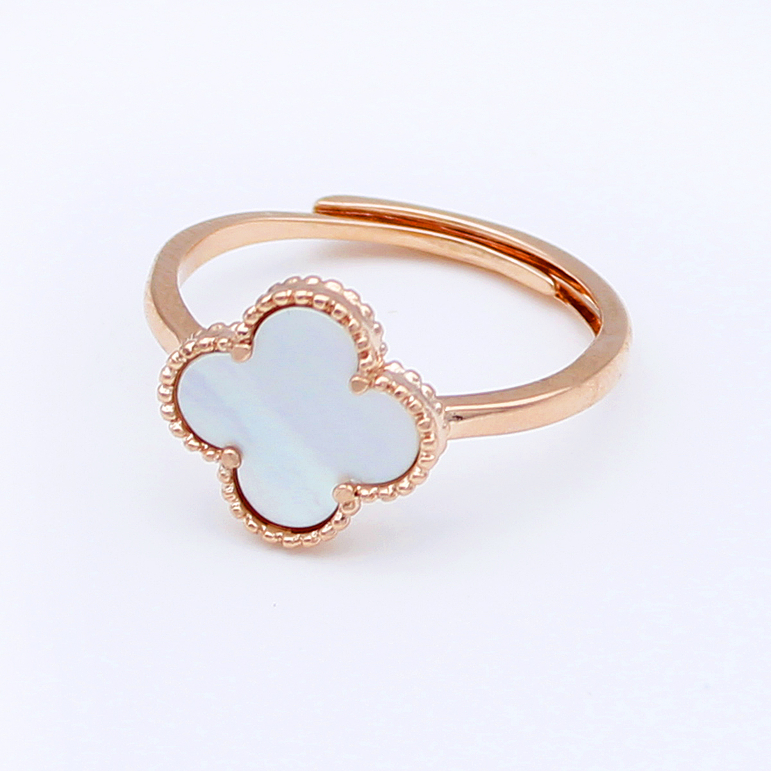Пръстен розово позлатяване със седеф J1062102 | Колекция Rose Gold