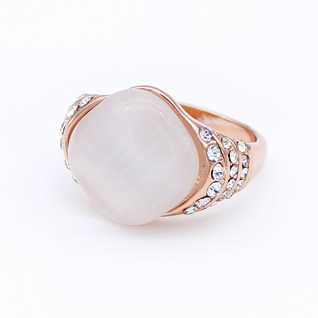 Пръстен розово позлатяване котешко око J1062247 | Колекция Rose Gold
