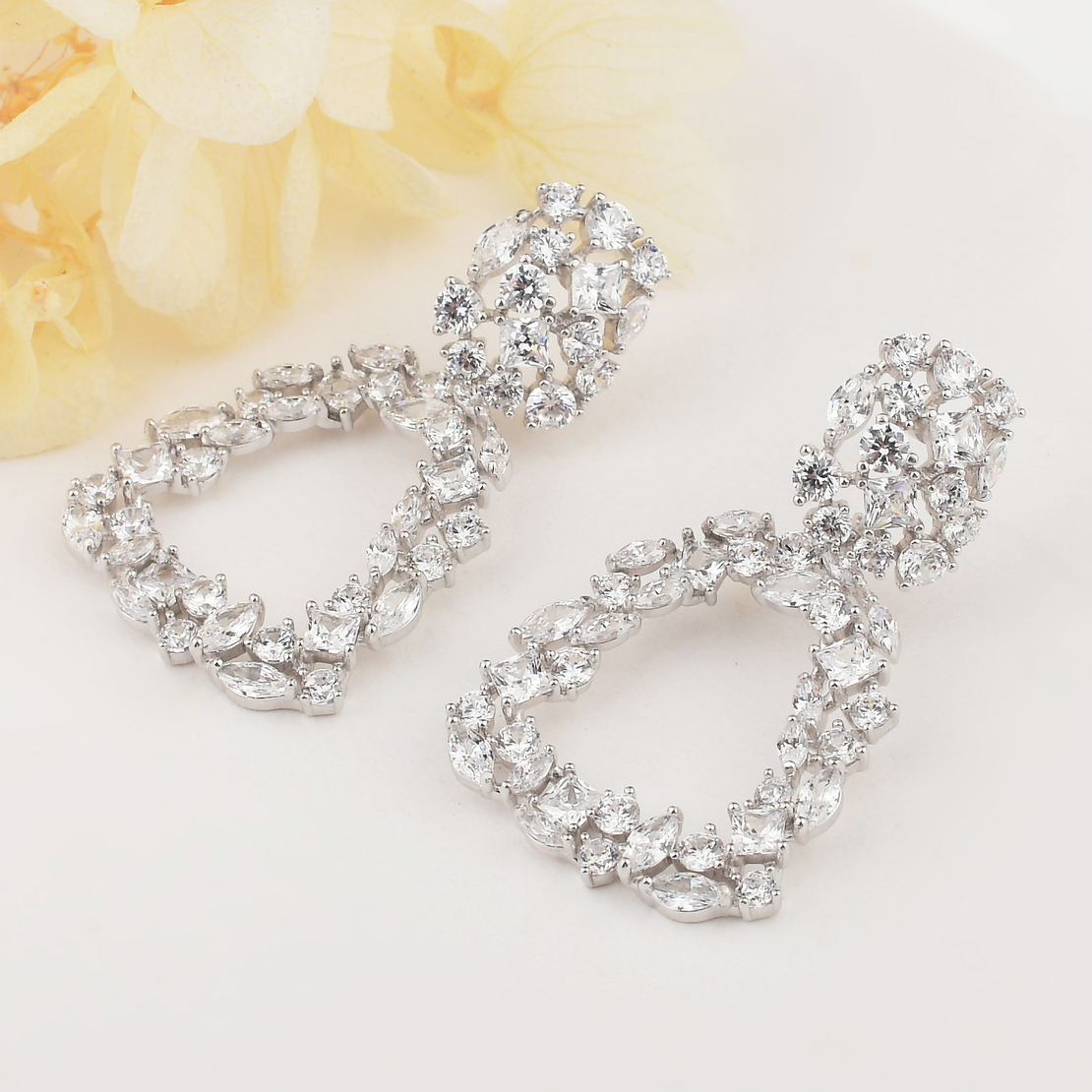 Ежедневни сребърни обеци 2700000062906 | колекция Delicate Silver