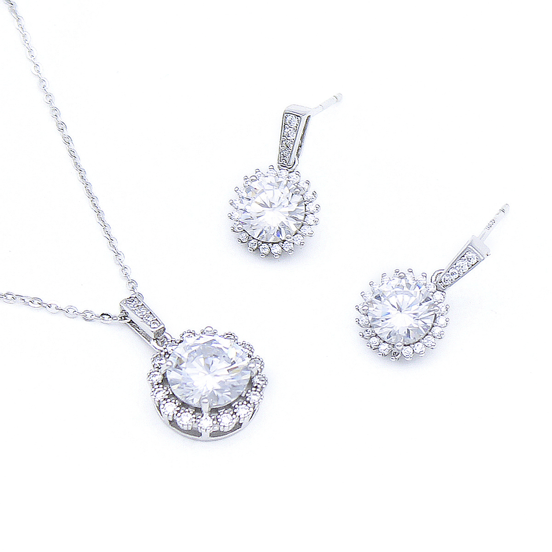 Нежен сребърен комплект 2700000069158 | колекция Delicate Silver