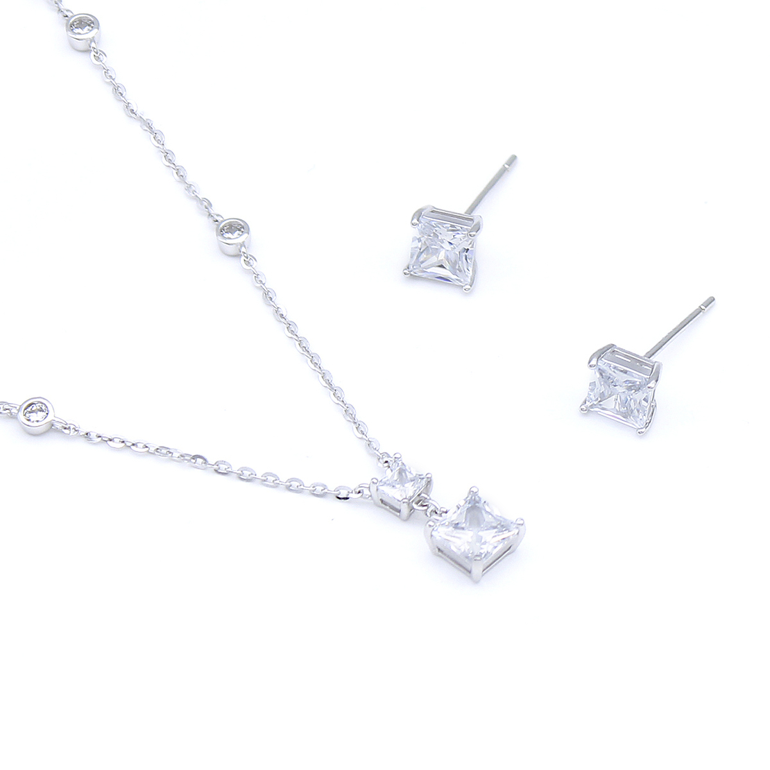 Нежен сребърен комплект 2700000069387 | колекция Delicate Silver
