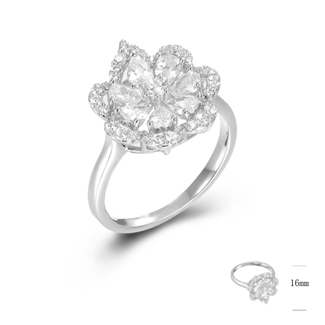 Сребърен пръстен SJ44886-D | Колекция Silver Premium