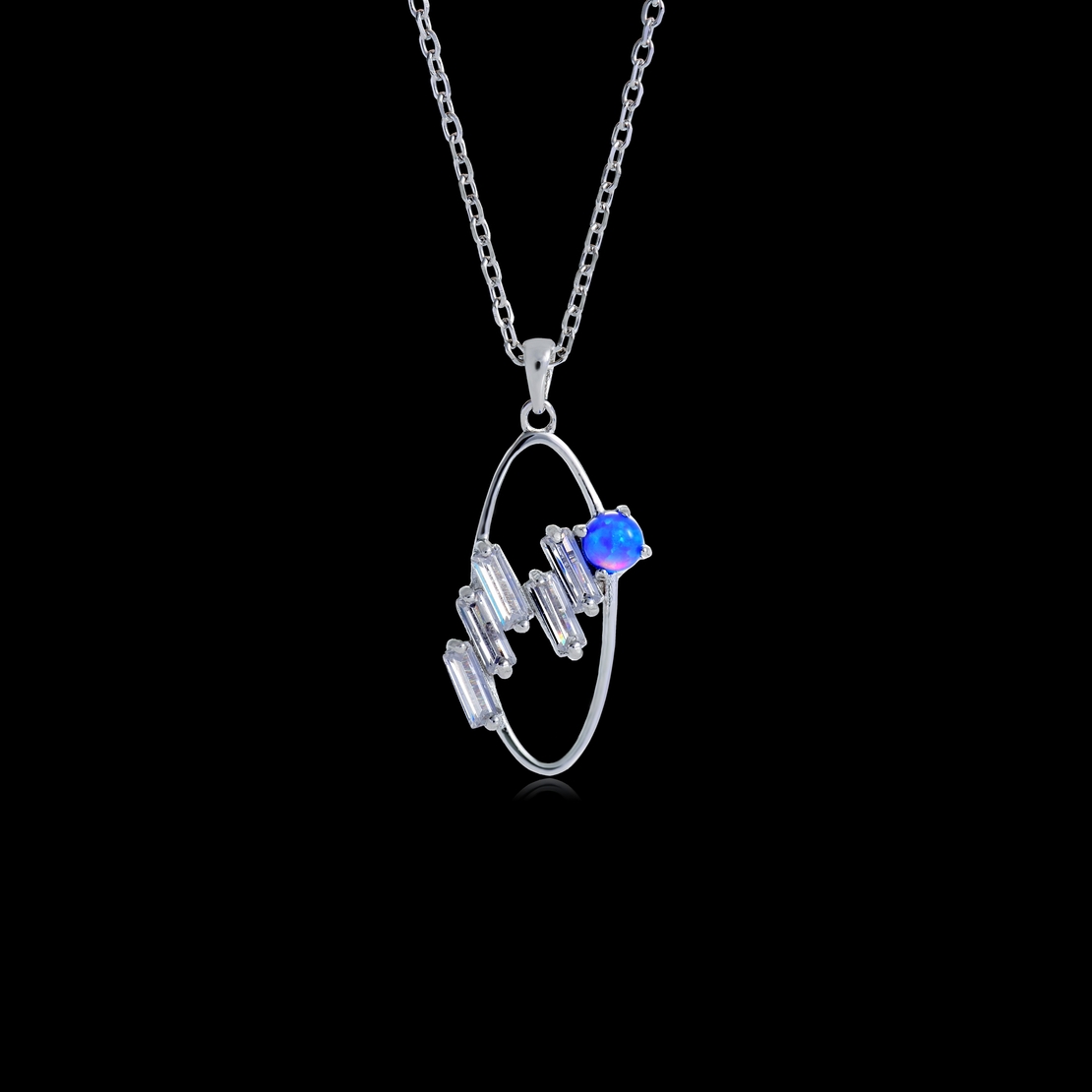 Сребърно колие Swarovski Crystals | 2700000026946 | колекция Delicate Silver