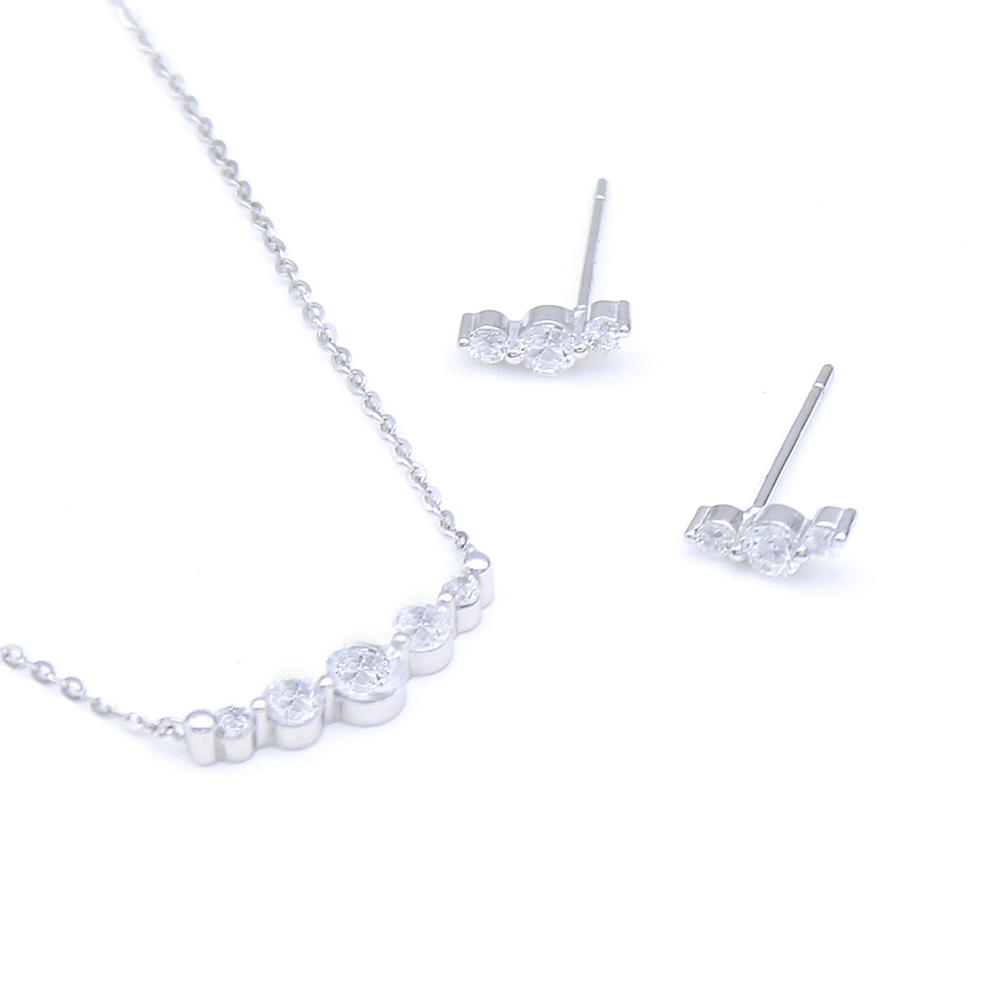 Нежен сребърен комплект 2700000069530 | колекция Delicate Silver