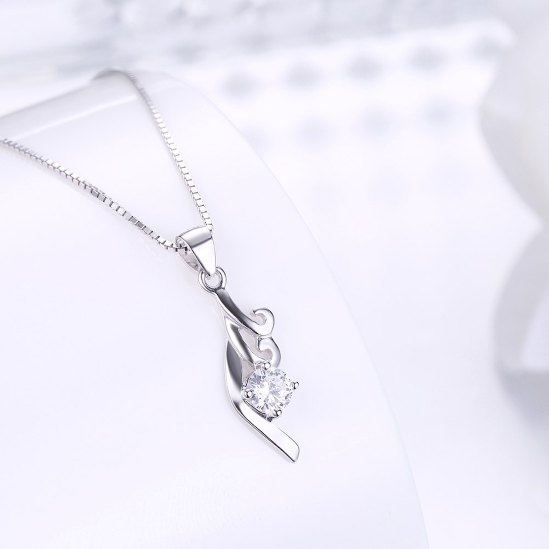 Сребърно колие Swarovski Crystals 2700000028094 | колекция Delicate Silver