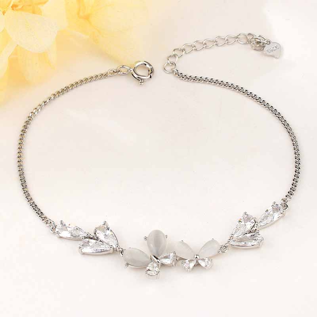 SILVER  JEWELRY - SILVER  BRACELET BUTTERFLIES