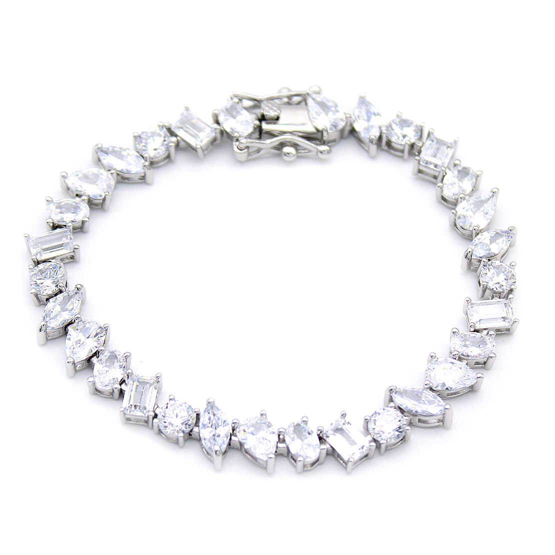 Сребърна тенис гривна 2700000071359 | Колекция Silver Premium