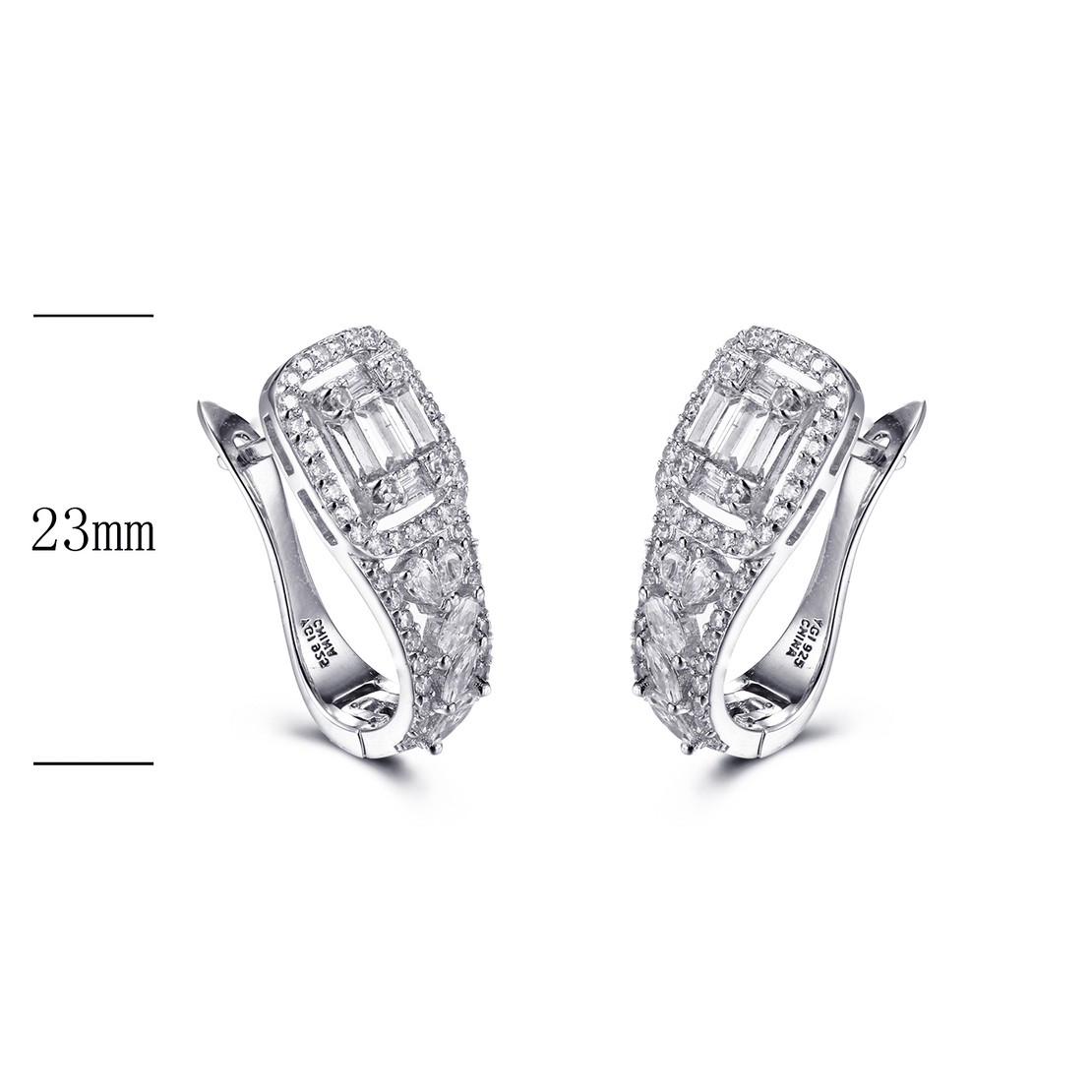 Сребърни обеци 2700000025697 | Колекция Silver Premium