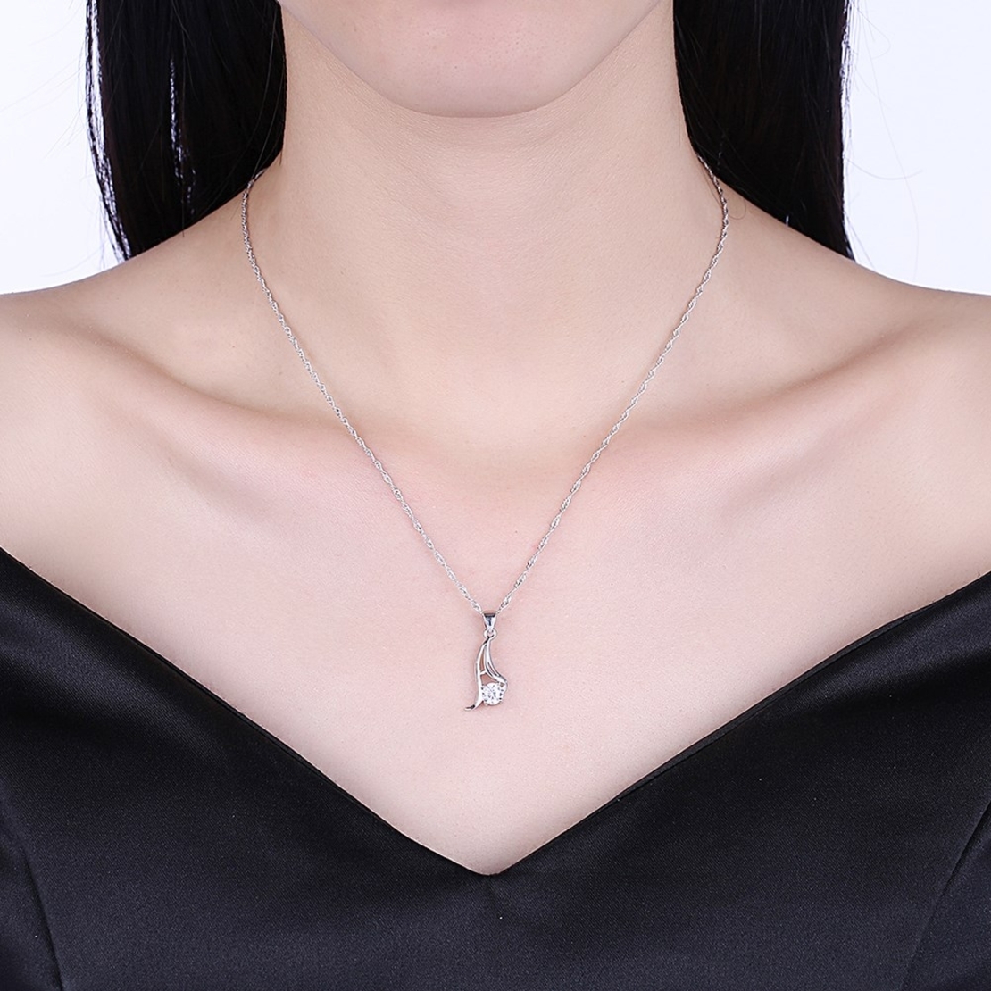Сребърно колие Swarovski Crystals | колекция Delicate Silver | 2700000027226