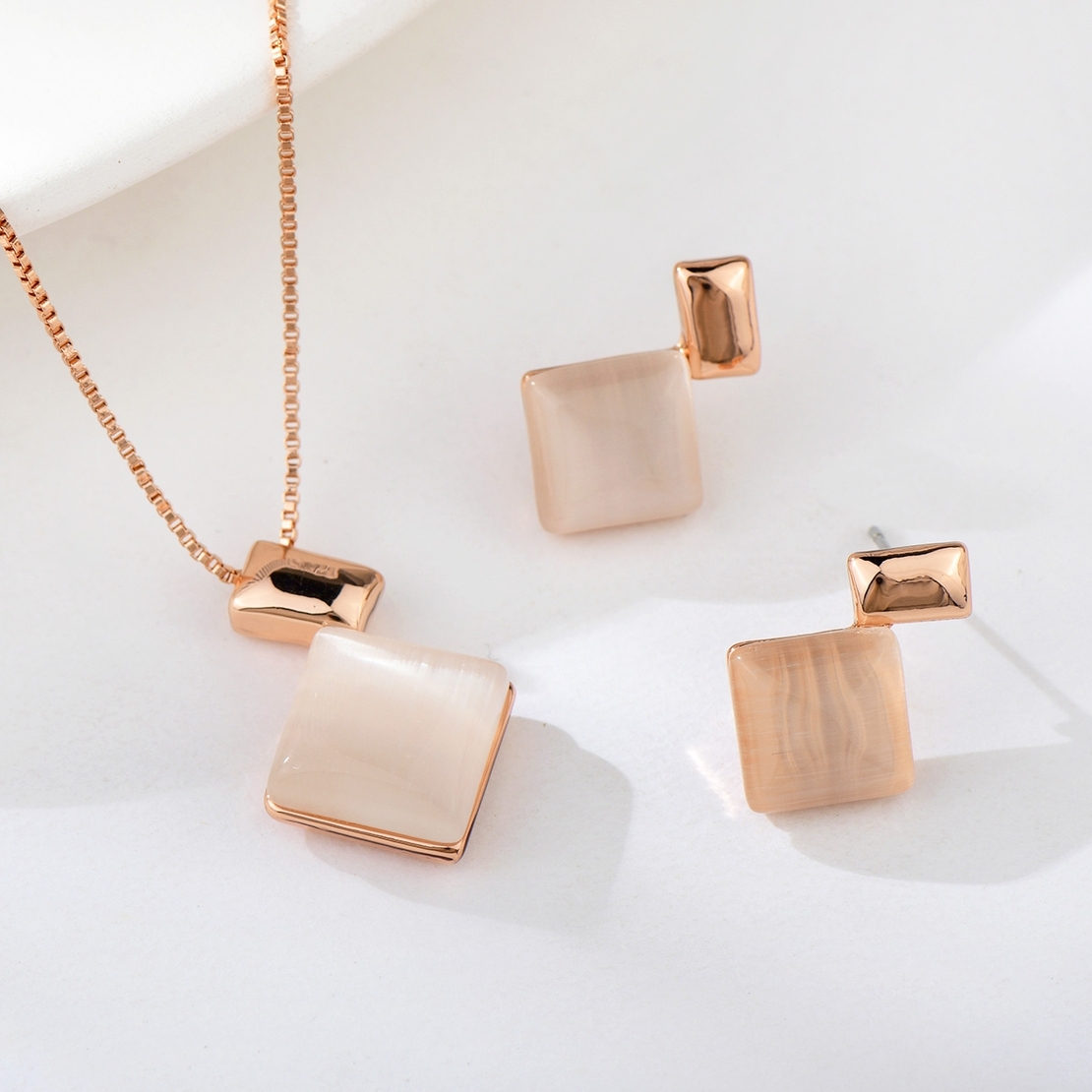 ROSE GOLD PLATED SET