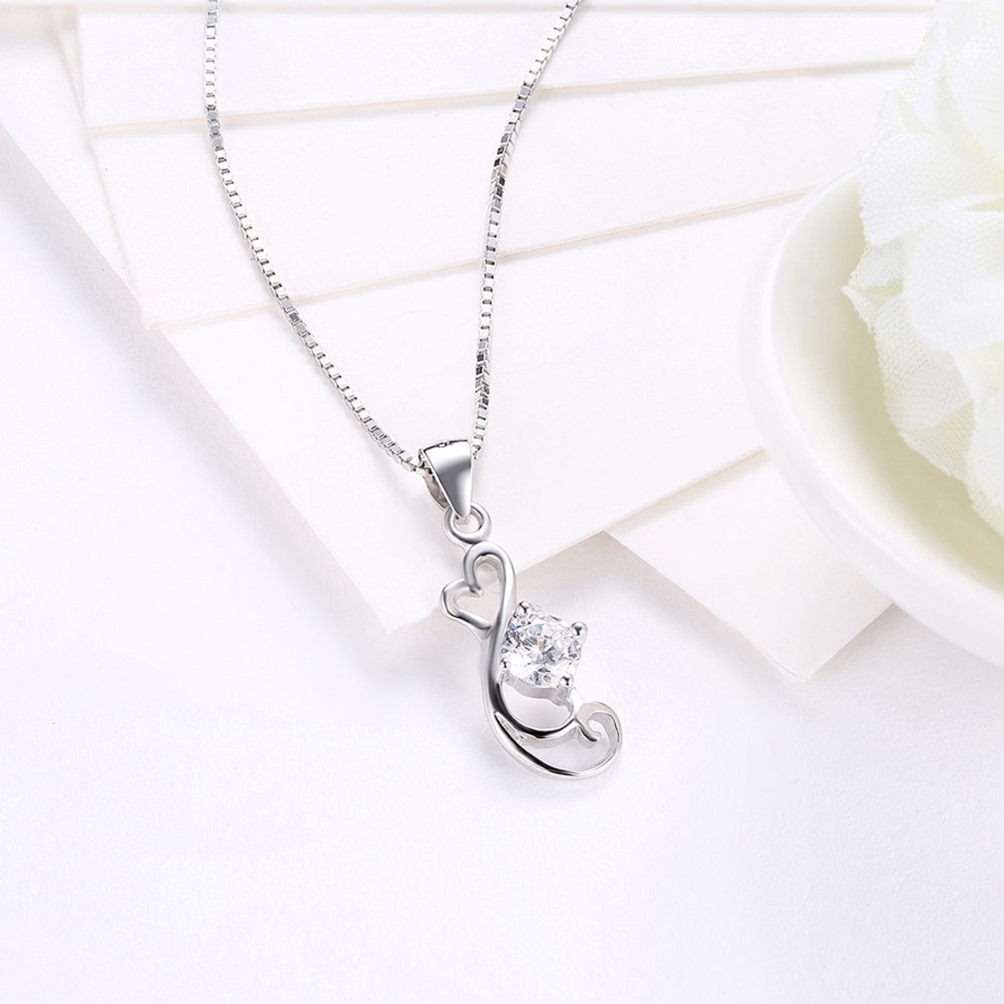 Сребърно колие Swarovski Crystals | колекция Delicate Silver | 2700000027219