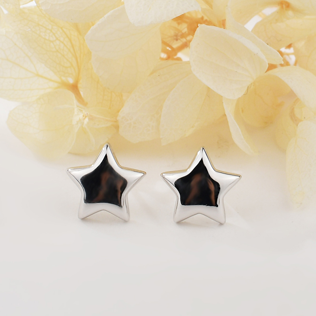 Сребърни обеци по ухото звезди 2700000065723 | колекция Delicate Silver