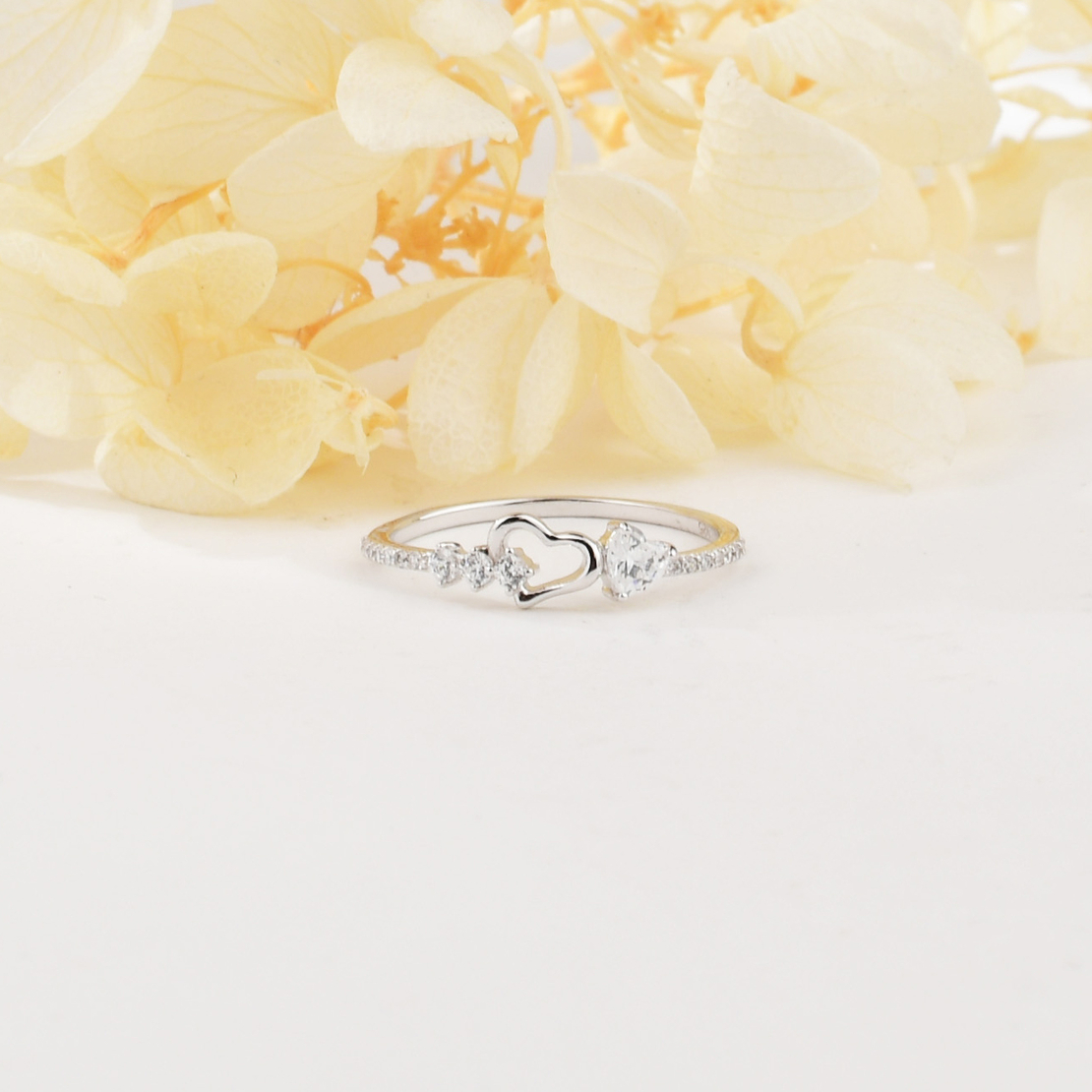 Сребърен пръстен Сърце JL070510B | колекция Delicate Silver