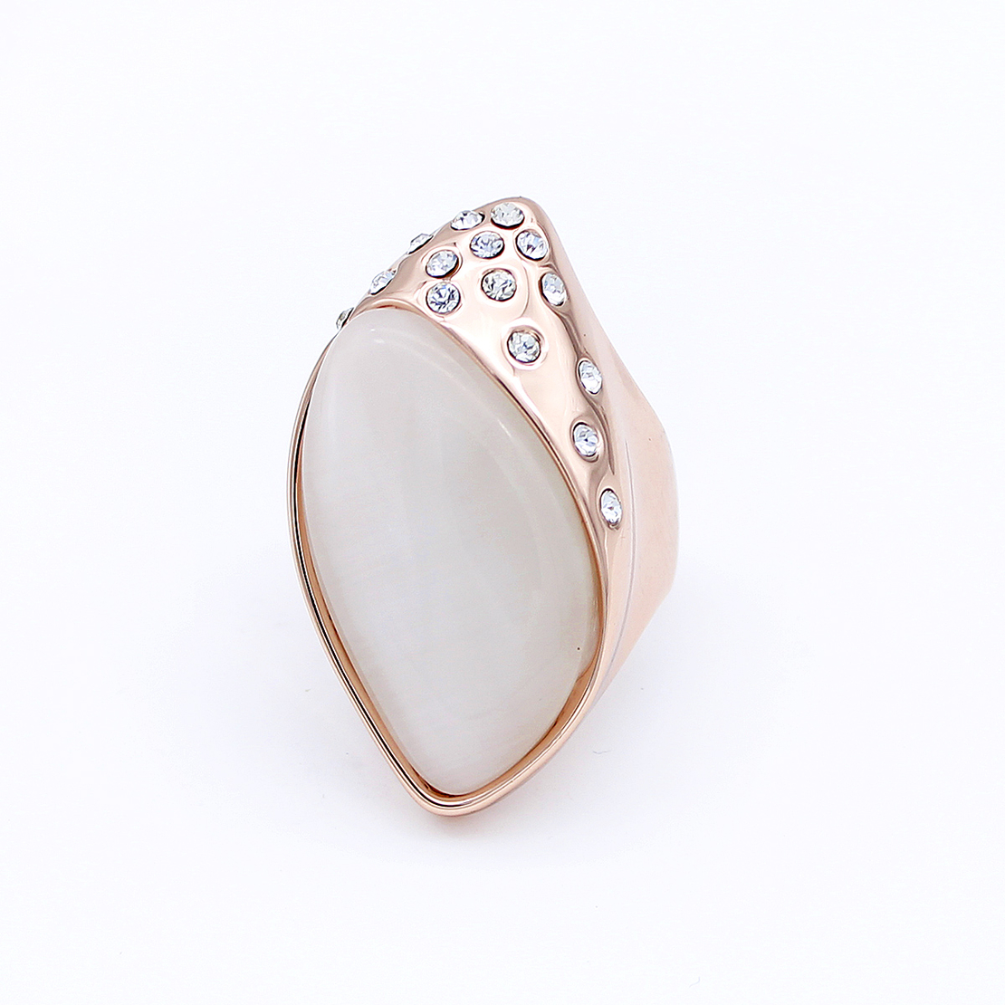 Пръстен розово позлатяване котешко око J1062218 | Колекция Rose Gold
