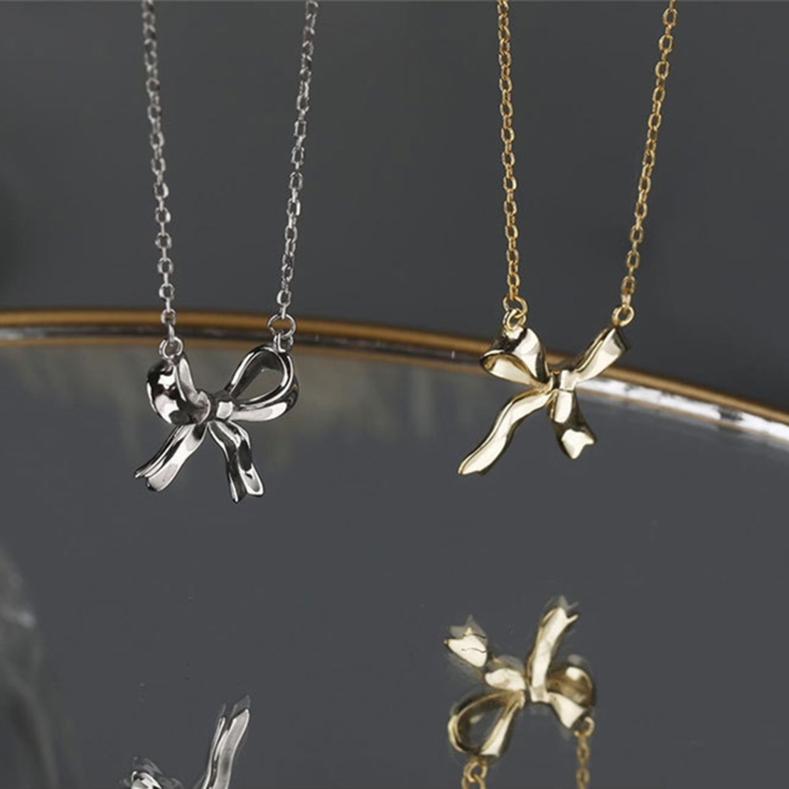 Сребърно колие Панделка | колекция Delicate Silver