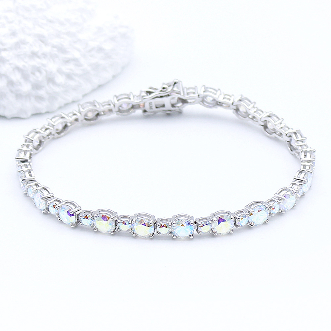 Сребърна тенис гривна 2700000068885 | Колекция Silver Premium