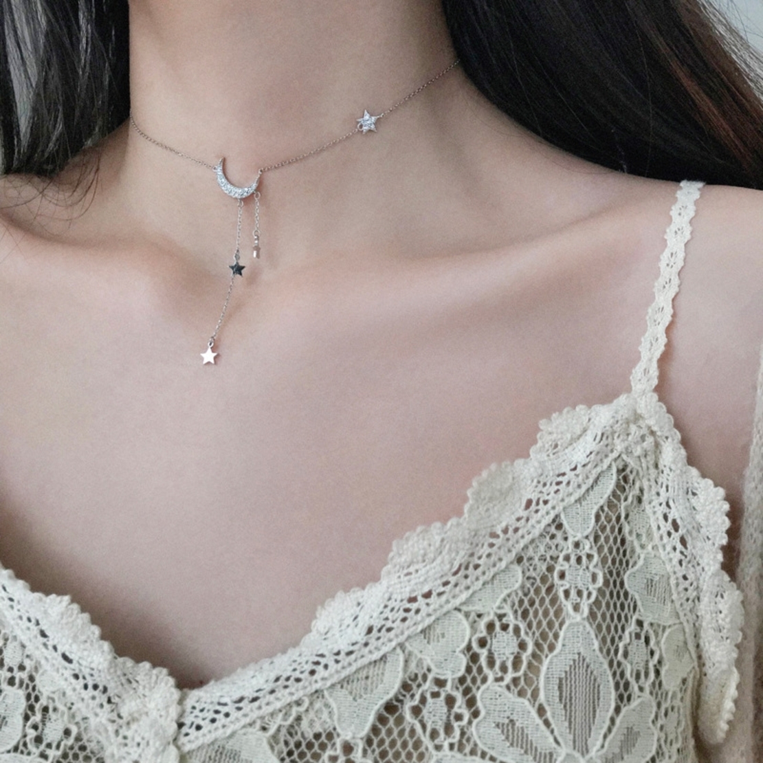 Сребърно колие Swarovski Crystals 2700000027820 | колекция Delicate Silver