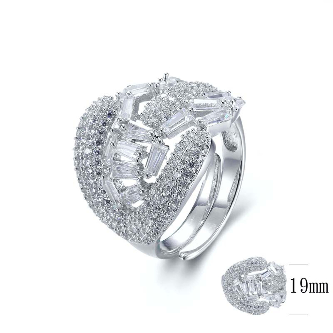 Сребърен пръстен SN05400R | Колекция Silver Premium