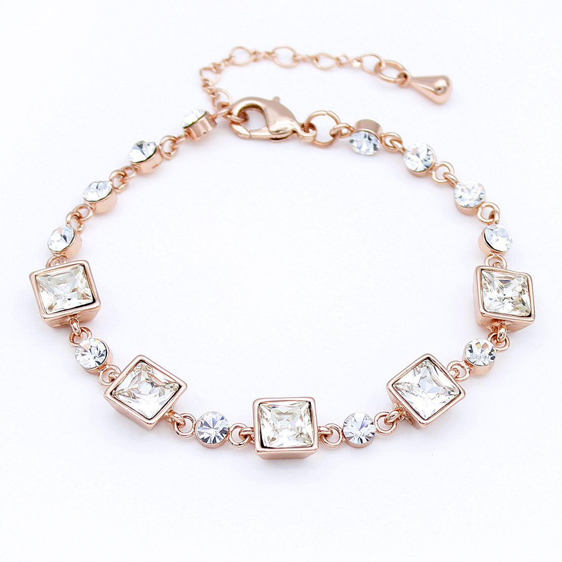 Гривна розово позлатяване 2200000018373 | Колекция Rose Gold