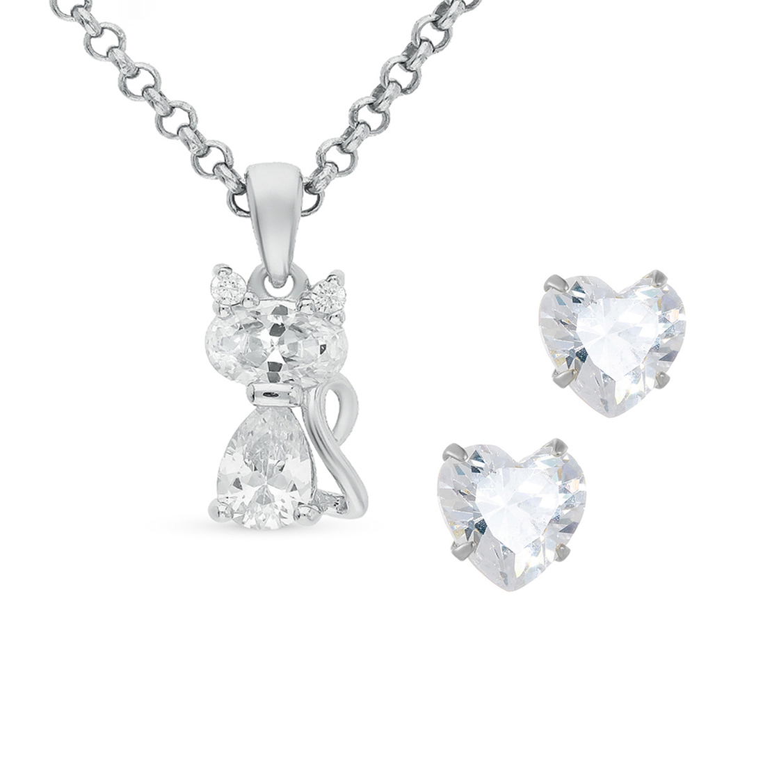 Нежен сребърен комплект 2700000071663 | колекция Delicate Silver