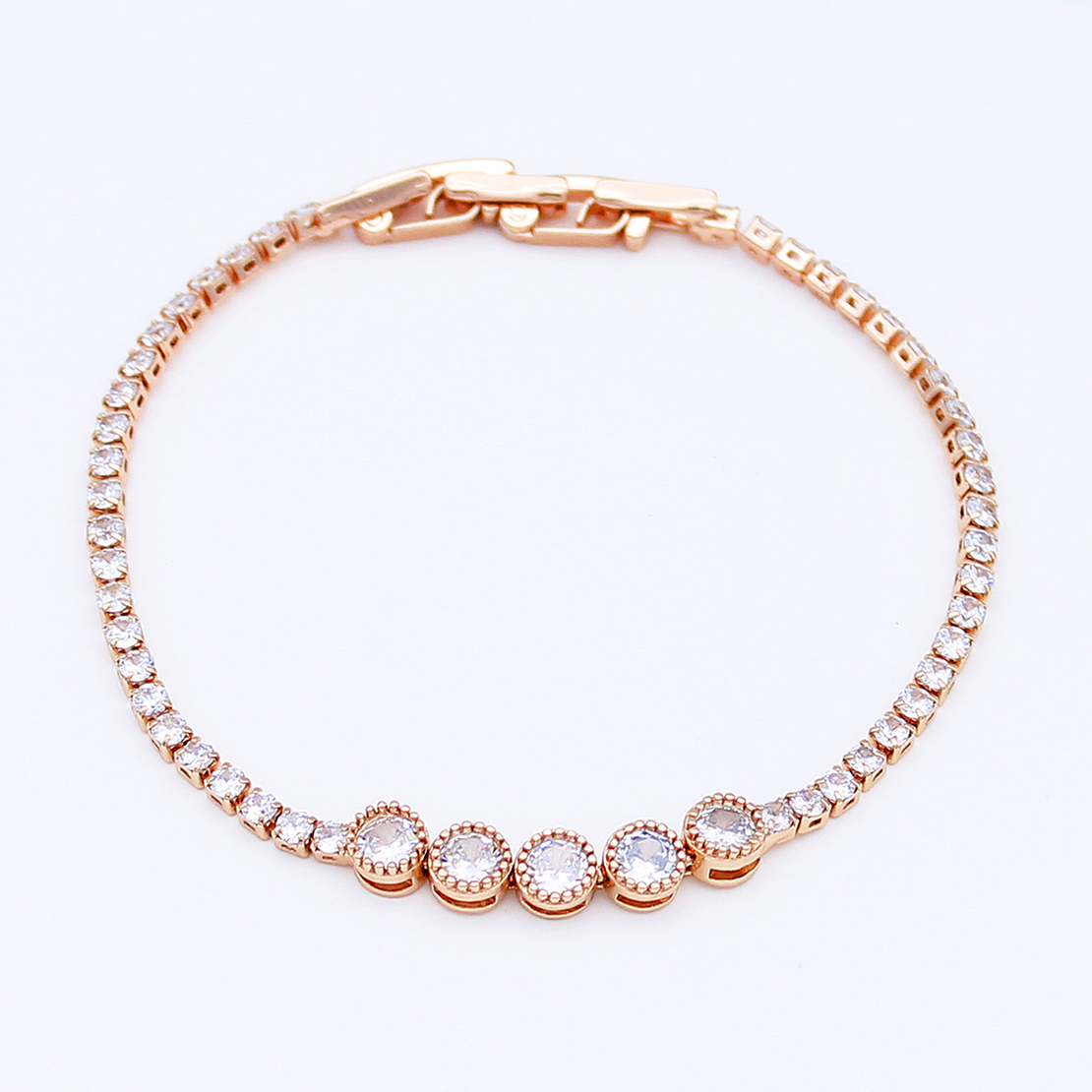 Гривна розово позлатяване 2200000018090 | Колекция Rose Gold
