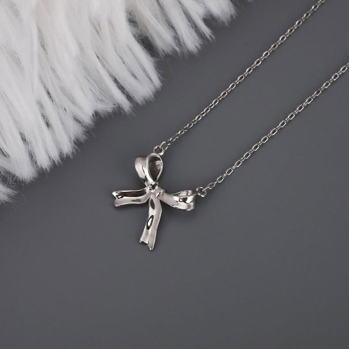 Сребърно колие Панделка | колекция Delicate Silver