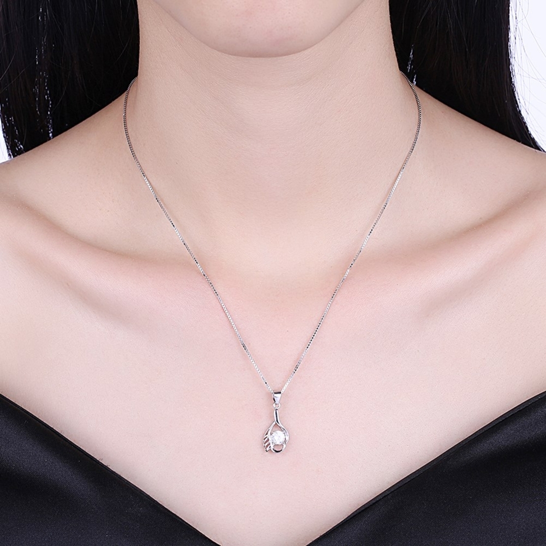 Сребърно колие Swarovski Crystals | 2700000027172 | колекция Delicate Silver