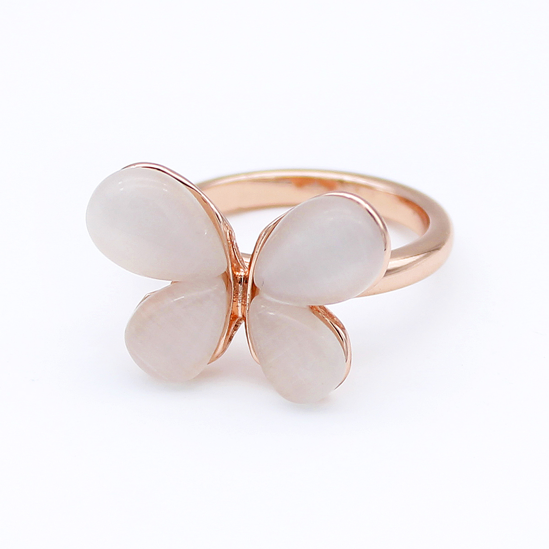 Пръстен розово позлатяване котешко око J1062244 | Колекция Rose Gold