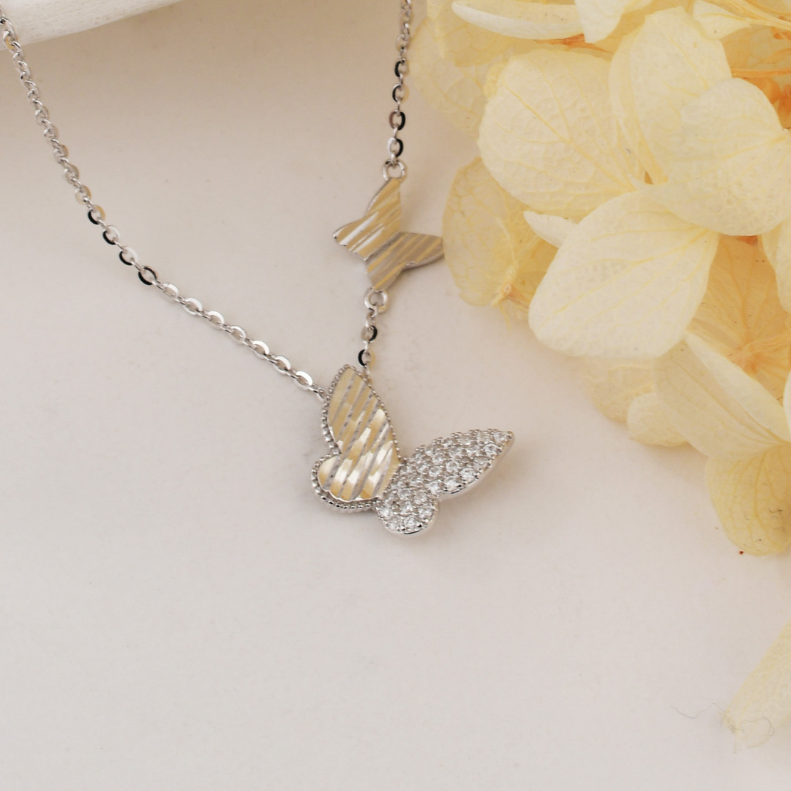 Нежно сребърно колие пеперуда 2700000059265 | колекция Delicate Silver