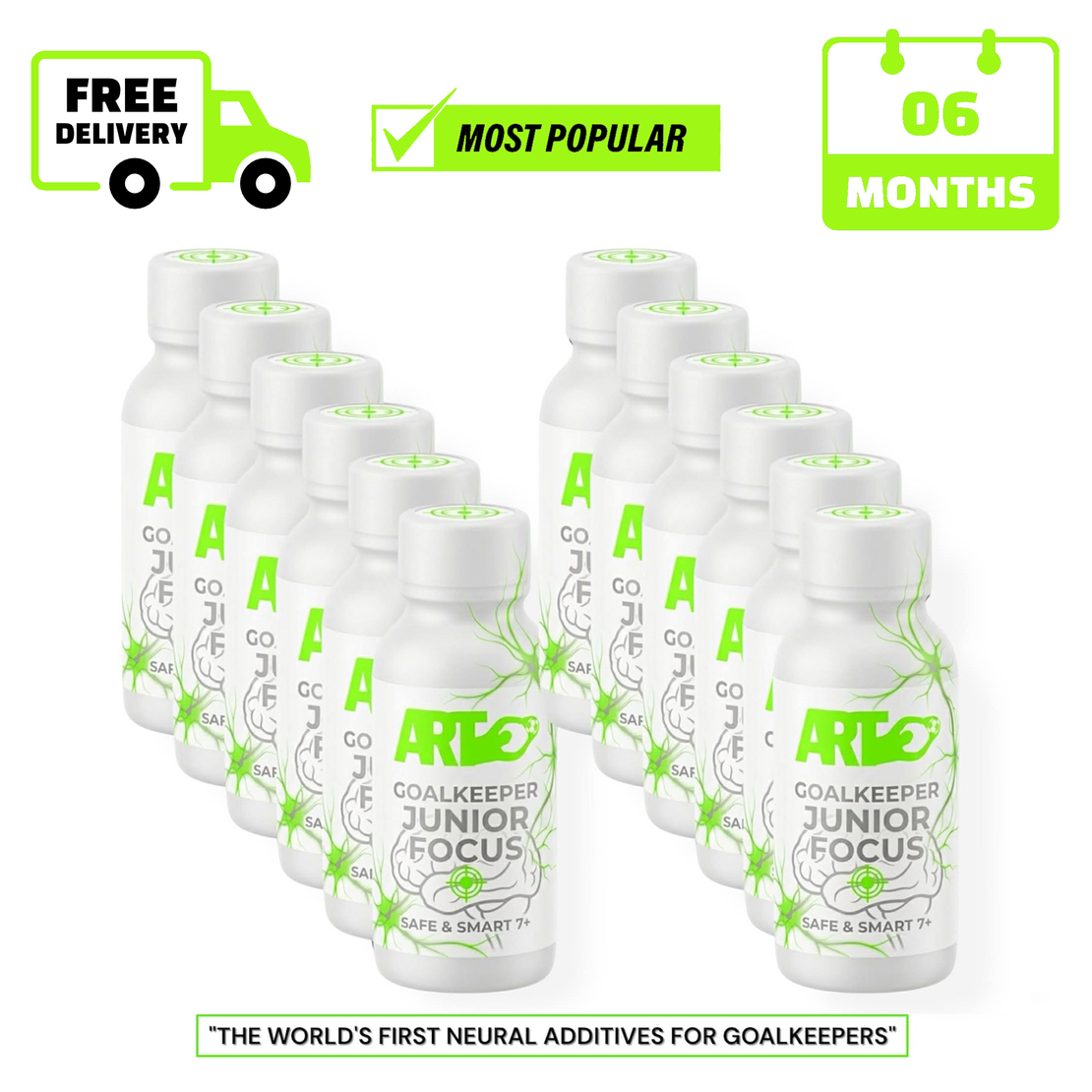 SUBSCRIPTION(PACK OF 12) ART GOALKEEPER JUNIOR FOCUS I ART GOALKEEPER & NUTREND BULGARIA I SUPER RICH X VLADIMIR MANOLKOV GOALKEEPER TRAINING SCHOOL